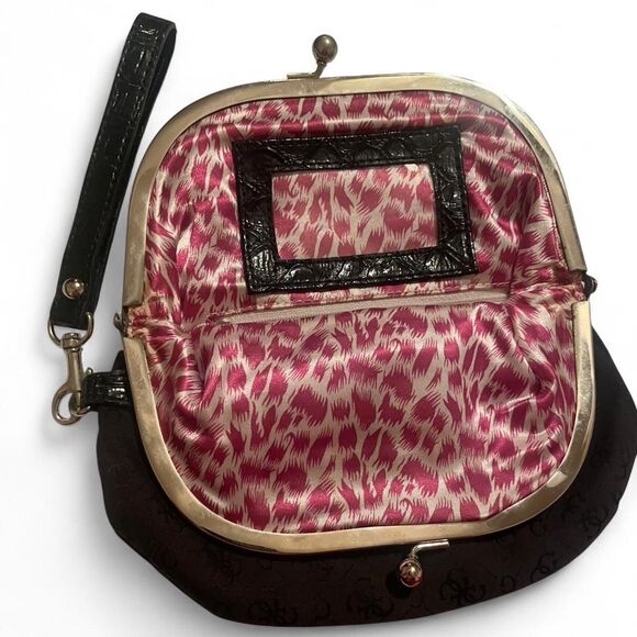 Guess Women's Brown and Black Bag - Picture 5 of 6